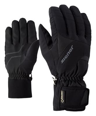 Ziener GUFFERT GTX Glove Alpine - Guanti da sci per adulti, impermeabili, traspiranti, 9,5, colore: Nero