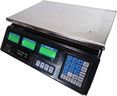 TEMPO DI SALDI Professionele digitale elektronische weegschaal min. 5 g max. 40 kg afdeling 5 g