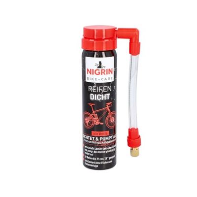 Nigrin, Schiuma ripara-fori per copertoni bici, 75 ml