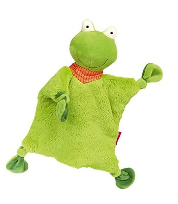 Sigikid 42934 - Asciugamano da fiuto, 28 x 22 x 7 cm, colore: Verde/Rana