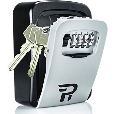 Rudy Run Boîte à clés pour l'extérieur – Boîte à clés Murale pour clés de Maison en Plein air – Disques de clés à Combinaison pour Cacher Une clé – Boîte de Rangement étanche pour clés
