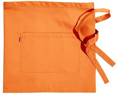 VELILLA 404201 Tablier court avec poche Orange clair Taille unique