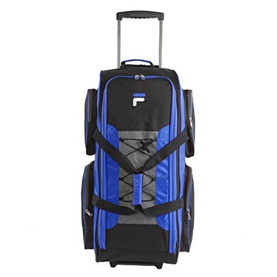 Fila Rolamento leve grande de 32 polegadas, Azul, Tamanho único, Saco de lona grande e leve de 32 polegadas