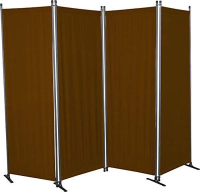 Angerer 4-TLG. Swingtex Paravent Marron