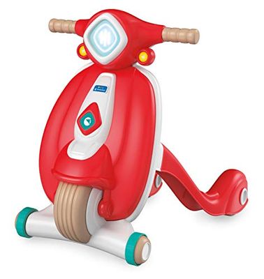 Clementoni-17403 - Scooter, Primeros Pasos - Juguete bebé sostenible a Partir de 12 Meses