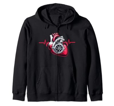 Camisetas Turbo para hombre Turbo Caracol Corazón Turbo Sudadera con Capucha