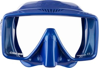 CRESSI Air, Maschera Subacquea Unisex, Blu, Taglia Unica