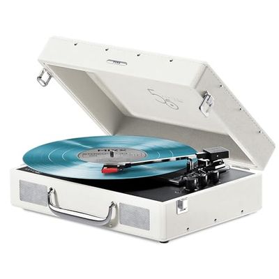 Mixx Audio - Platino de Vinilo portátil BT Revival 55 Stereo - Turquesa