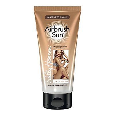 Sally Hansen Airbrush ben sol - Loción bronceadora gradual, ligera, 5,9 ozas