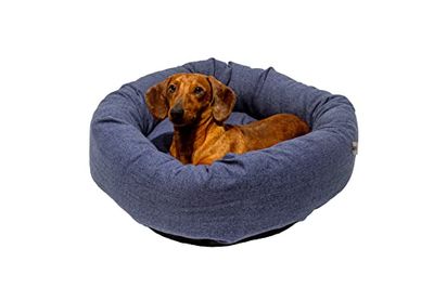 Deens Design Allsorts AB Arran Navy hond/puppy verwijderbaar kussen donut bed groot