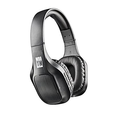 NGS ARTICA WRATH BLACK - Supra-aurale draadloze koptelefoon, compatibel met Bluetooth-technologie, ingebouwde microfoon, 10 uur batterijduur, Zwarte kleur