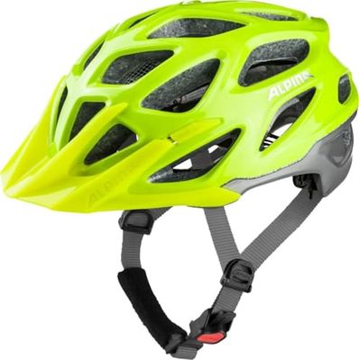 ALPINA MYTHOS 3.0 - Lichte en goed geventileerde fietshelm voor volwassenen – Aanpasbare helm met antibacteriële kussens voor optimaal comfort en bescherming, be visible-silver gloss, 57-62 cm