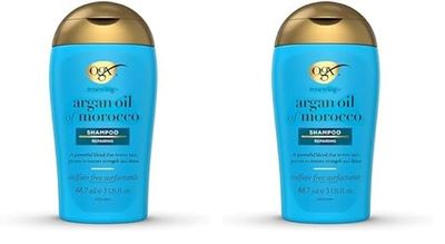 ORGANIX Ogx Travel Shampooing Argan Oil Morocco 88.7 ml (Lot de 2)