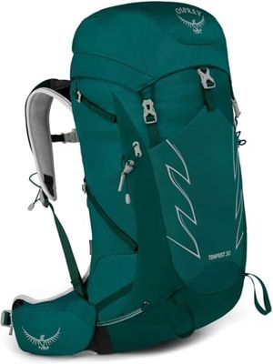 Osprey Talon Mochilas multisport para mujeres - Panel trasero Airscape - Ajuste ventilado y ceñido al cuerpo - Ligera y rápida para cualquier terreno, Jasper Green, XS/S, 20 L