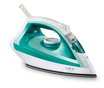 Calor Virtuo Stoomstrijkijzer, 1800 W, stoomvermogen 24 g/min, stoomfunctie 80 g/minuut, verticaal stomen, blauw-groen FV1710C0