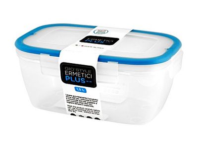 GIO'STYLE 9318 cm Style Ermeticiplus Contenedor Rectangular, Polipropileno, 1,5L