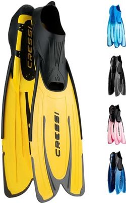 Cressi Agua Fins - Snorkelvinnen met zelfinstellende comfortabele volle voetzak - Perfect voor op reis