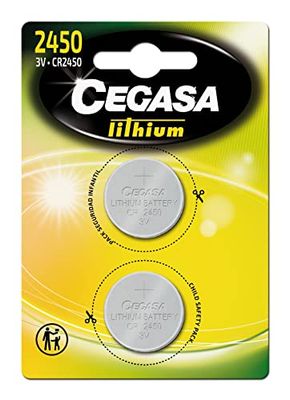 cegasa CR2450 - Pack 2 pilhas botão lítio