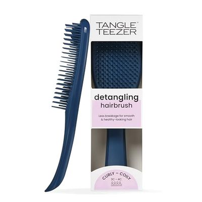 Tangle Teezer |The Naturally Curly Wet Detangler Hairbrush | Ideal for Curly 3C-4C Hair |Reduces Frizz & Cuts Detangling Time |Kind to Wet Hair | Designed for Curls & Coils | Galactic Blue