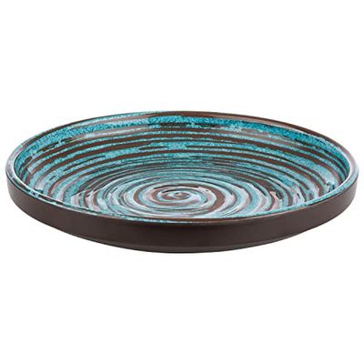APS 85203 CANCUN Assiette en mélamine pour de nombreux plats 23 x 23 x 3,50 cm