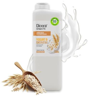 Dicora Urban Fit 750 ml Żel do kąpieli Proteins Jogurt & Owies