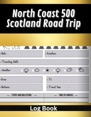 North Coast 500 Scotland Road Trip Log Book