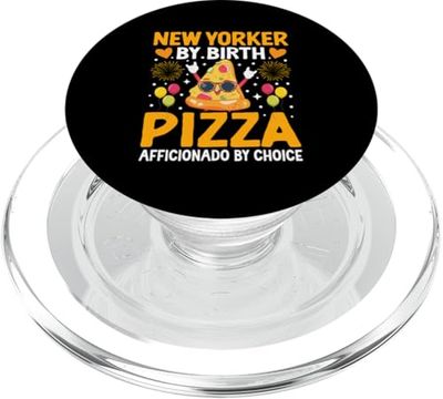 Pizza neoyorquina por nacimiento Aficionado por elección PopSockets PopGrip para MagSafe