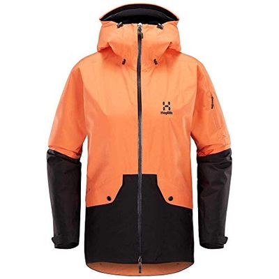 Haglöfs Khione Insulated, Giacca Donna, Corallo/Grigio (Coral Pink/Slate), XL
