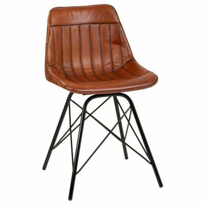 Alexandra House Living Silla de Comedor Marrón 78 x 49 x 46 cm