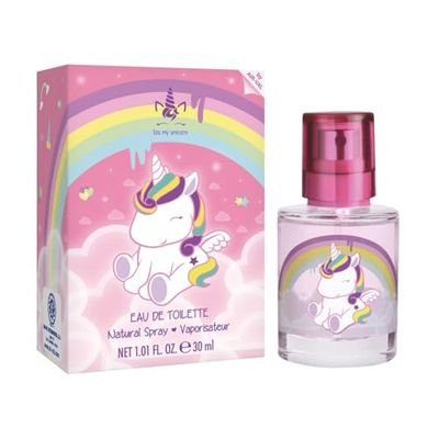 Unicorn Children Eau de Toilette Natural Perfume Spray, Vegan and Dermatologically tested EDT Spray for Kids - Safe Daily Fragrance Gift, 30ml