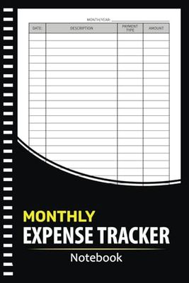 Expense Tracker Notebook: Daily Spending Tracker Organizer Log Book, Budget Planner, and Money Management Ledger For Personal, Small Business, and Household Use ( 105 Pages ''6x9'' Inches )