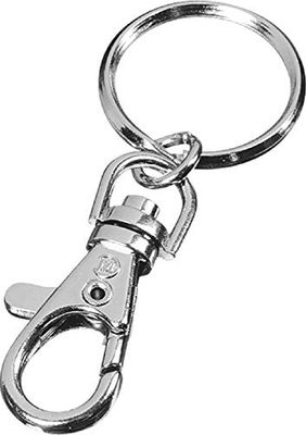 Knorr Prandell 2365944 Mousqueton à clé Argenté 65 mm