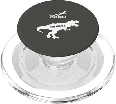 Kids T Rex Your Uncle My Uncle Funny Boys Girls Dino PopSockets PopGrip para MagSafe