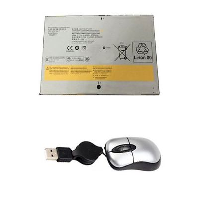 amsahr L12N2P01-05 Ersatz Batterie für Lenovo L12N2P01, YOGA 2 11 (3.75V, 6700mAh, 2 Cell) Umfassen Mini Optische Maus schwarz