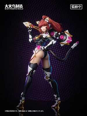 Bigfirebird Build Bungaku Shoujo Statuetta PVC 1/6 Science Cat Lady Team 001 33 cm