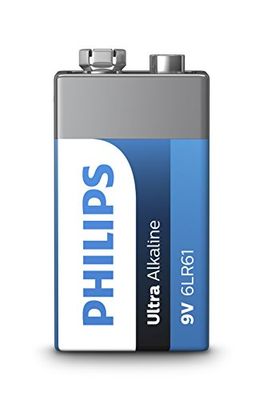 Philips 6LR61E1B/10 Ultra Alkaline Batteria - 9V