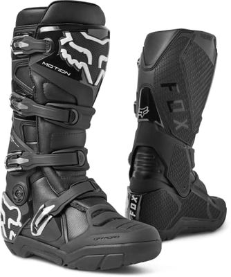 FOX RACING Motion, Motorcykel Stövlar Unisex-Vuxen, Svart, 42 EU