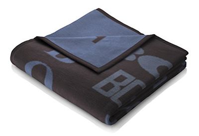 Bocasa by biederlack babyfilt bomullsblandning antracit storlek 75 x 100 cm