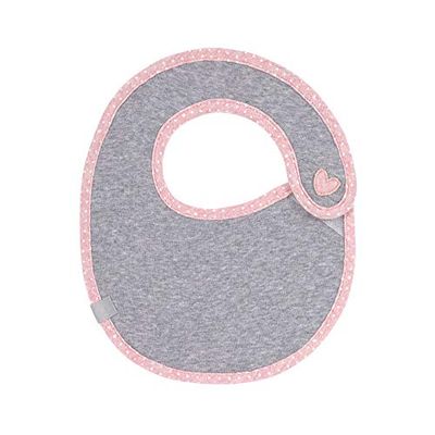 Lässig 1311010784 Small Bib Lela – Light rosa, multicolorido