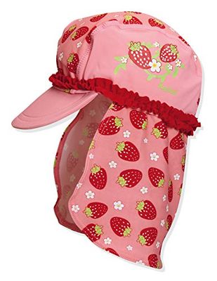 Playshoes Flickor UV-skydd jordgubbar mössa, Flerfärgad (original 900), L(tillverkarens storlek: 53 cm)