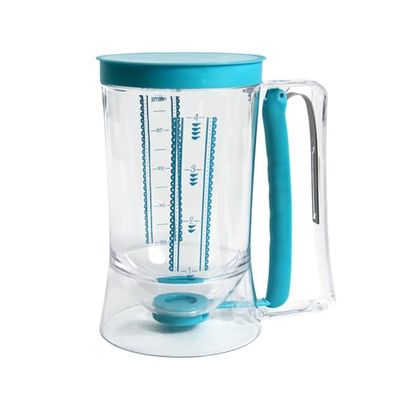 Lily cook KP5115 Dispensador de batter dispensers (azul, verde, roxo, plástico, de plástico, copos, milliliters)