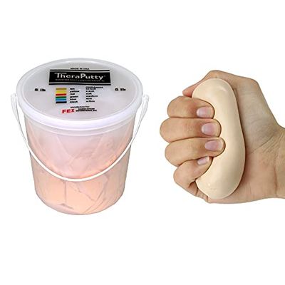 CanDo TheraPutty Antimicrobial - Therapeutic modelling clay - 5 lb - beige (very very light)