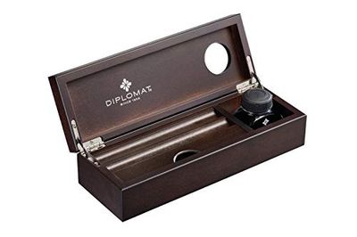 Diplomat Élégante Boîte en Bois de Wenge (Sans Contenu!)