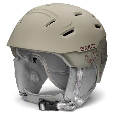 Briko Helmet pour Femmes, Matt Shiny Nomad Beige-Tawny Port Plum, XL