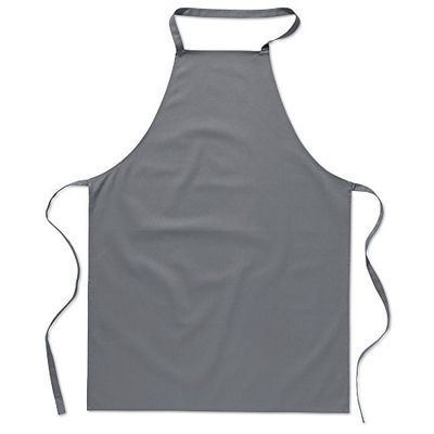 eBuyGB Pack of 10 Catering Cooking Plain Chef's Unisex Kitchen Apron, Cotton, Grey