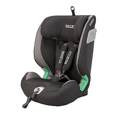 Sparco Siège enfant SK5000I (Isofix) Noir/Gris i-Size 76-150cm (ECE-R129/03)