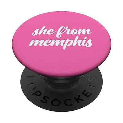 Ella De Memphis Amor Tennessee Vacaciones TN Música Divertido Meme PopSockets PopGrip Adhesivo