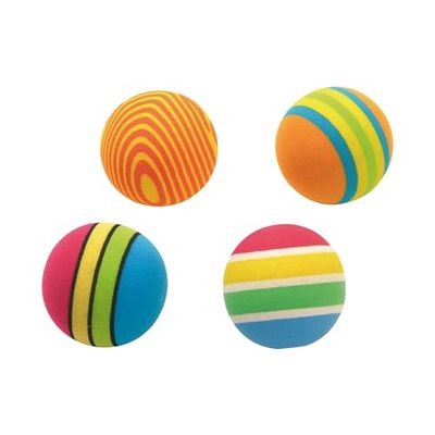 Générique 4 palline Eva piccole, Ø 3,5 cm, multicolore