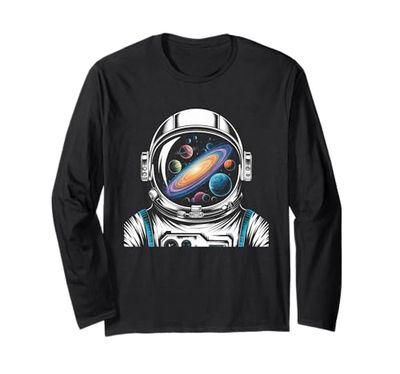 Astronauta Costume Da Festa Di Compleanno Pianeti Galassia Maglia a Manica