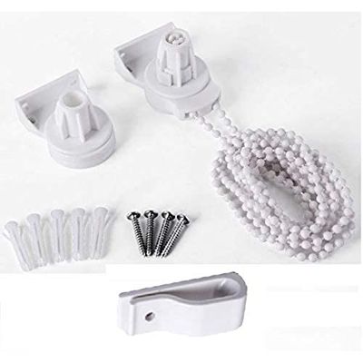 Merriway BH07030 Roller Blind Clutch Kit 25mm Diameter White with Child Safe Safety Bracket